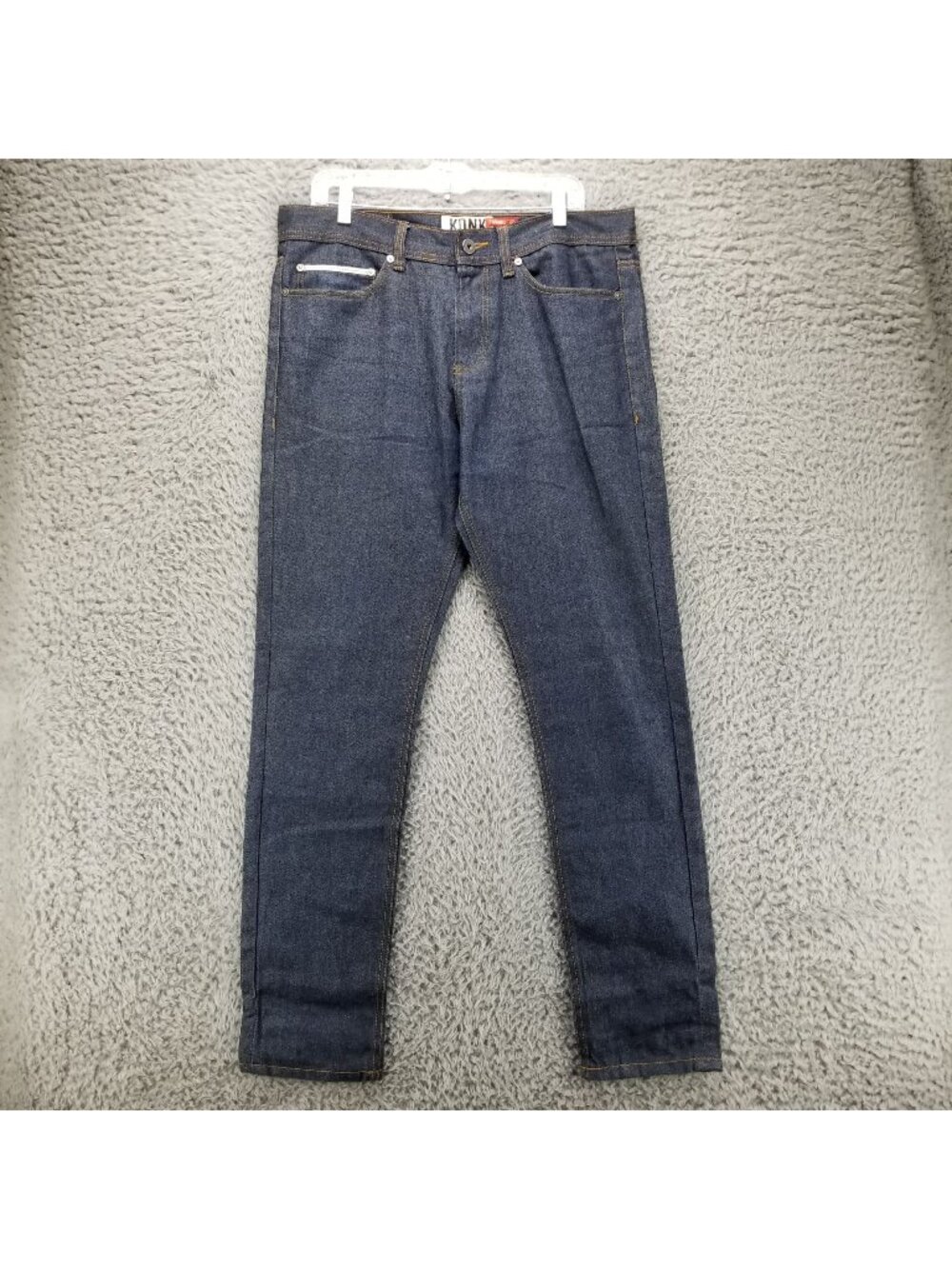 KNDK Jeans Mens 32x32 Blue Tapered High Rise Denim